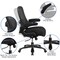 Emma and Oliver Big & Tall 500 lb. Rated Mesh Executive Ergonomic Office Chair with Lumbar